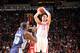 HOUSTON, TX - JANUARY 24: Chandler Parsons #25 of the Houston Rockets shoots against Zach Randolph #50 of the Memphis Grizzlies on January 24, 2014 at the Toyota Center in Houston, Texas. NOTE TO USER: User expressly acknowledges and agrees that, by downloading and or using this photograph, User is consenting to the terms and conditions of the Getty Images License Agreement. Mandatory Copyright Notice: Copyright 2014 NBAE (Photo by Bill Baptist/NBAE via Getty Images)