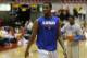 Kansas guard Andrew Wiggins warms up before an NCAA college basketball game against against Iowa State, Monday, Jan. 13, 2014, in Ames, Iowa. (AP Photo/Charlie Neibergall)