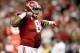 NEW ORLEANS, LA - JANUARY 02: Jeoffrey Pagan #8 of the Alabama Crimson Tide celebrates after a sack against the Oklahoma Sooners during the Allstate Sugar Bowl at the Mercedes-Benz Superdome on January 2, 2014 in New Orleans, Louisiana. (Photo by Sean Gardner/Getty Images)