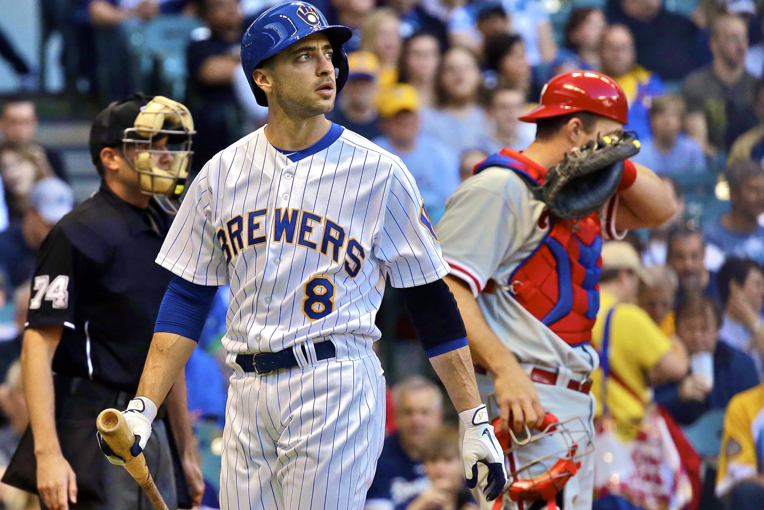 Brewers' Ryan Braun admits 'mistakes,' suspended for remainder of season