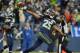 Dec 9, 2012; Seattle, WA, USA; Seattle Seahawks cornerback Richard Sherman (25) celebrates after a fumble recovery against the Arizona Cardinals in the third quarter at CenturyLink Field. The Seahawks defeated the Cardinals 58-0. Mandatory Credit: Kirby Lee/Image of Sport-USA TODAY Sports