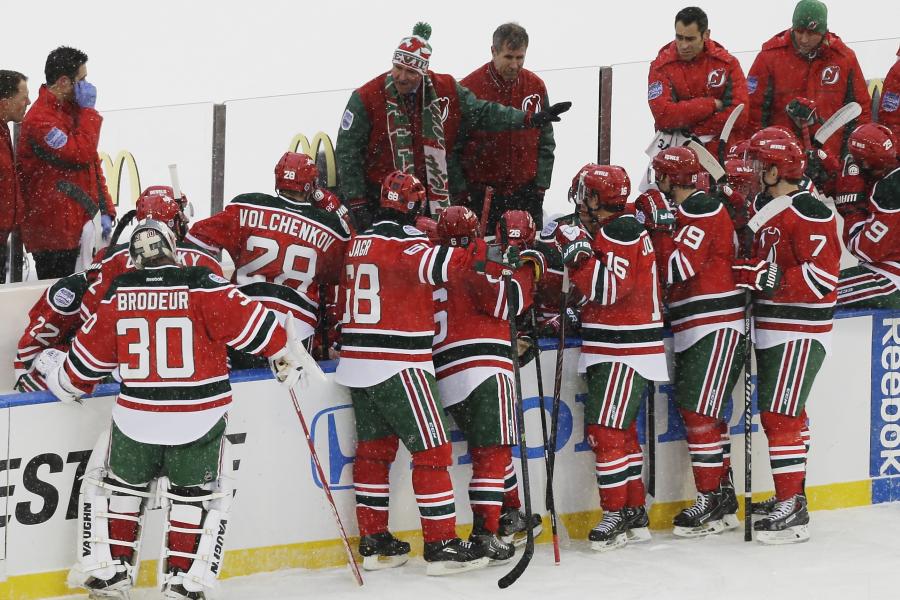 Stadium Series 2014 jerseys: Devils will bring back green for outdoor game  