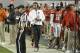 Ohio State head coach Urban Meyer walks on the sideline during the first half of the Orange Bowl NCAA college football game against Ohio State, Friday, Jan. 3, 2014, in Miami Gardens, Fla. (AP Photo/Wilfredo Lee)