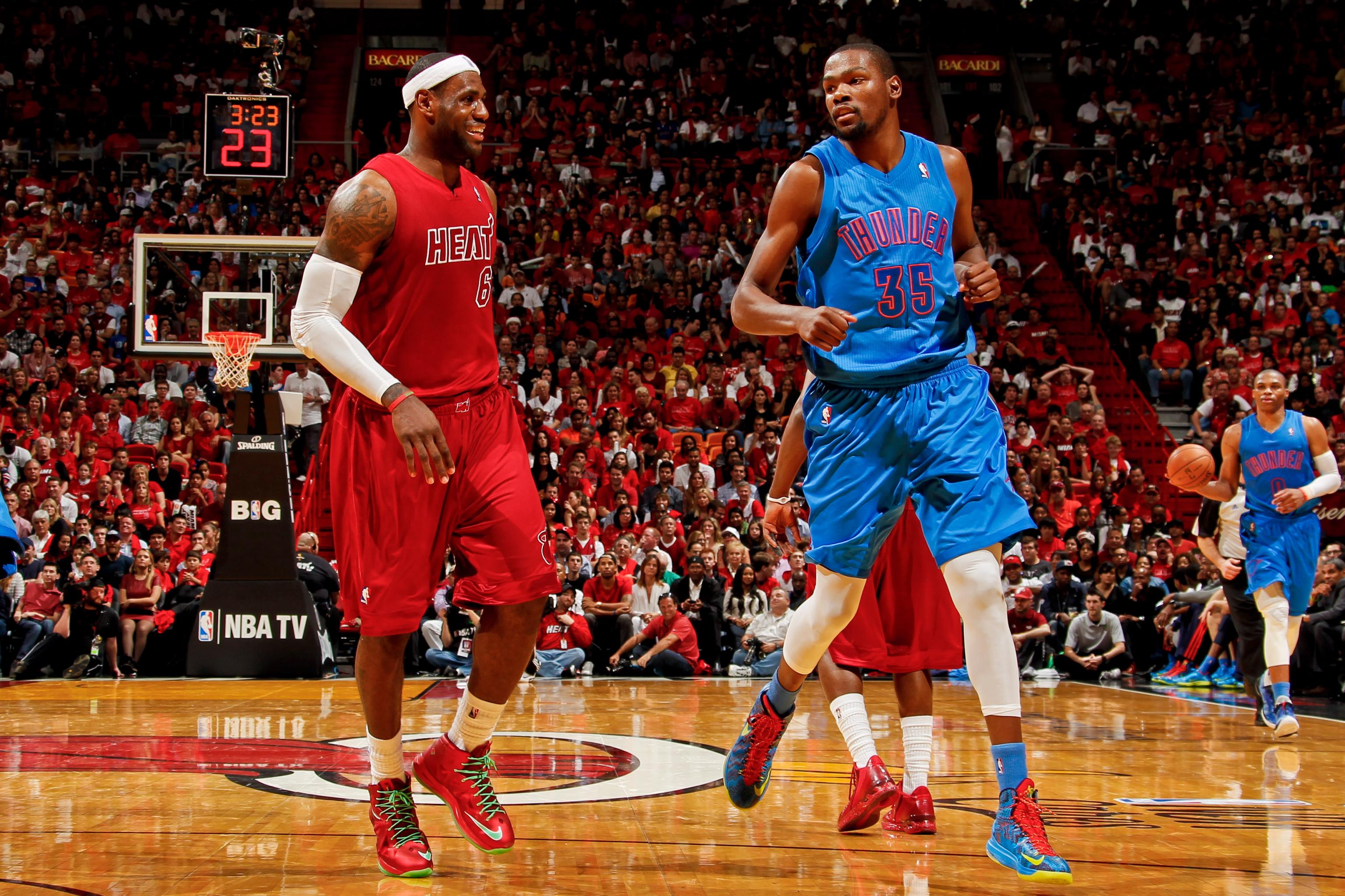 Lebron James vs Kevin Durant Full Duel Highlights 2012.12.25 Heat vs Thunder  - Christmas Battle! 