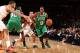NEW YORK, NY - JANUARY 28: Rajon Rondo #9 of the Boston Celtics dribbles past Pablo Prigioni #9 of the New York Knicks during a game at Madison Square Garden in New York City on January 28, 2014. NOTE TO USER: User expressly acknowledges and agrees that, by downloading and or using this photograph, User is consenting to the terms and conditions of the Getty Images License Agreement. Mandatory Copyright Notice: Copyright 2014 NBAE (Photo by Nathaniel S. Butler/NBAE via Getty Images)