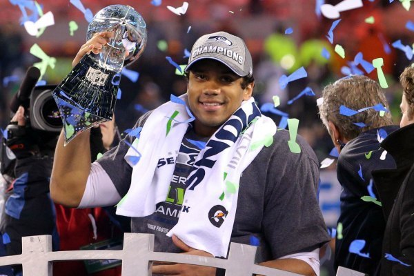 Russell Wilson's quarterback (and baseball) career through the years