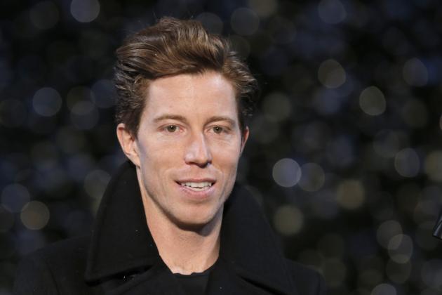 IMAGE DISTRIBUTED FOR AEG - Shaun White aonstage at the 6th annual Holiday Tree Lighting at L.A. LIVE and opening of LA Kings Holiday Ice to kick off AEG’s Season of Giving presented by Coca-Cola on Monday, Dec. 2, 2013, in Los Angeles. (Photo by Todd Williamson/Invision for AEG/AP Images)