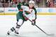 CHICAGO, IL - MAY 3: Zach Parise #11 of the Minnesota Wild skates up the ice in Game Two of the Western Conference Quarterfinals against the Chicago Blackhawks during the 2013 Stanley Cup Playoffs at the United Center on May 03, 2013 in Chicago, Illinois. (Photo by Bill Smith/NHLI via Getty Images)