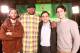 IMAGE DISTRIBUTED FOR HEINEKEN - In this image released on Tuesday, April 23, 2013, filmmaker Joshua Safdie, left, Lenny Cooke, second from left, producer Adam Shopkorn, center, and filmmaker Benny Safdie pose following a discussion of the movie “Lenny Cooke” at Heineken’s Green Room Session during the Tribeca Film Festival in New York City. (Heineken via AP Images)