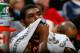 ATLANTA, GA - DECEMBER 06: Andrew Bynum #21 of the Cleveland Cavaliers reacts in the final minutes of their 108-89 loss to the Atlanta Hawks at Philips Arena on December 6, 2013 in Atlanta, Georgia. NOTE TO USER: User expressly acknowledges and agrees that, by downloading and or using this photograph, User is consenting to the terms and conditions of the Getty Images License Agreement. (Photo by Kevin C. Cox/Getty Images)