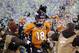 Denver Broncos quarterback Peyton Manning walks off the field after the Broncos lost to the Seattle Seahawks in the NFL Super Bowl XLVIII football game Sunday, Feb. 2, 2014, in East Rutherford, N.J. The Seahawks won 43-8. (AP Photo/Chris O'Meara)