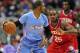 February 9, 2014; Los Angeles, CA, USA; Los Angeles Clippers point guard Chris Paul (3) moves the ball against the Philadelphia 76ers during the first half at Staples Center. Mandatory Credit: Gary A. Vasquez-USA TODAY Sports