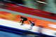 SOCHI, RUSSIA - FEBRUARY 10: Shani Davis (L) of the United States and Junho Kim of South Korea compete during the Men's 500 m Race 1 of 2 Speed Skating event during day 3 of the Sochi 2014 Winter Olympics at Adler Arena Skating Center on February 10, 2014 in Sochi, Russia. (Photo by Paul Gilham/Getty Images)