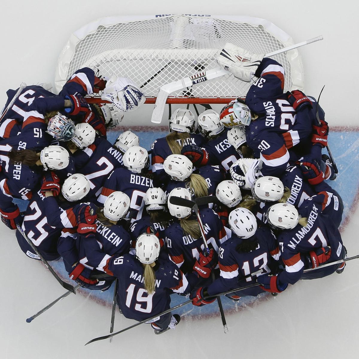 US Olympic Hockey Team 2014: Predictions for Remaining Men's and Women's Games | News, Scores