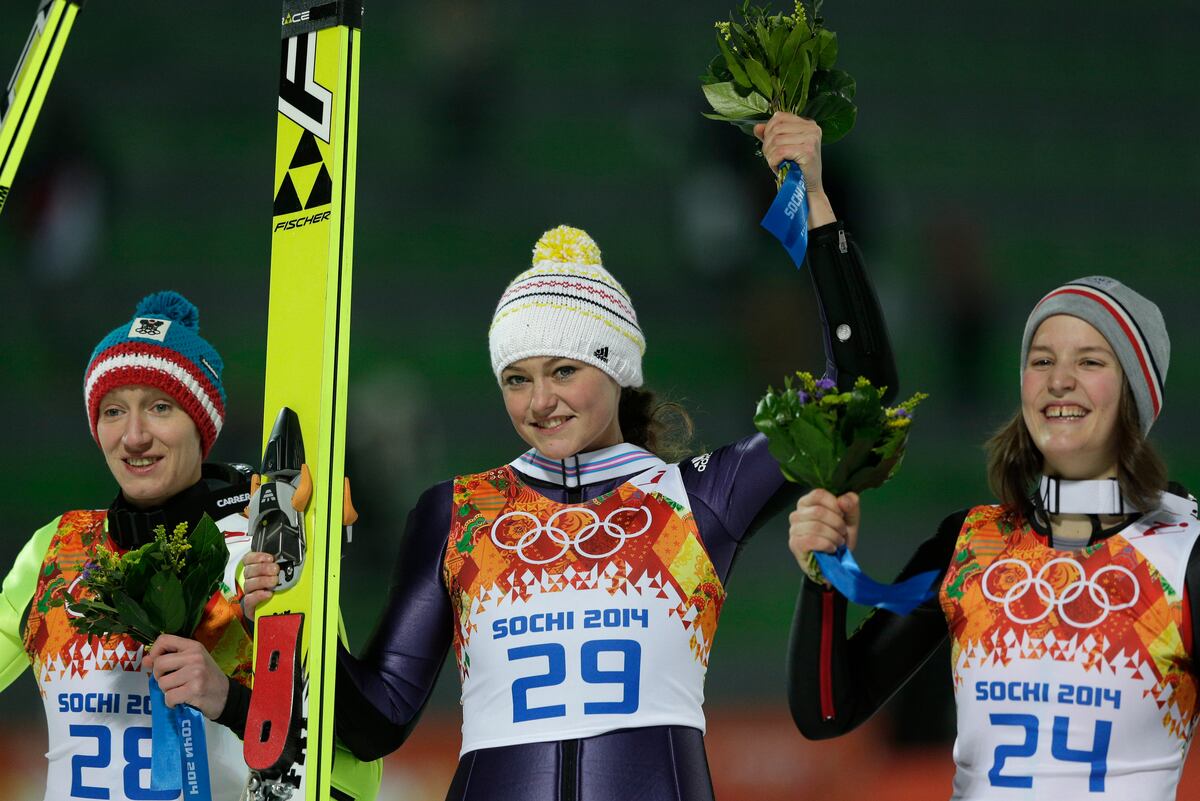 Olympic Ski Jumping 2014 Live Results and Highlights of Women's