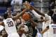 Lasan Kromah and Amida Brimah were a major part of a stron UConn defensive effort.