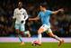 MANCHESTER, ENGLAND - JANUARY 08: Samir Nasri of Manchester City runs with the ball during the Capital One Cup Semi-Final first leg match between Manchester City and West Ham United at Etihad Stadium on January 8, 2014 in Manchester, England. (Photo by Shaun Botterill/Getty Images)