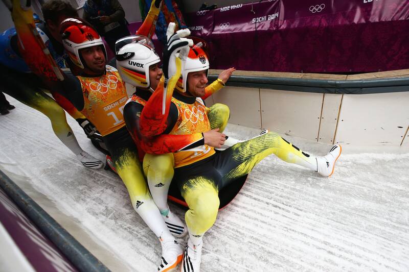 Luge Medal Results And Times From Olympics 2014 Team Relay