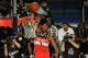 NEW ORLEANS, LA - FEBRUARY 15: John Wall #2 of the Washington Wizards dunks during the Sprite Slam Dunk Contest on State Farm All-Star Saturday Night as part of the 2014 All-Star Weekend at Smoothie King Center on February 15, 2014 in New Orleans, Louisiana. NOTE TO USER: User expressly acknowledges and agrees that, by downloading and/or using this photograph, user is consenting to the terms and conditions of the Getty Images License Agreement. Mandatory Copyright Notice: Copyright 2014 NBAE (Photo by Bill Baptist/NBAE via Getty Images)