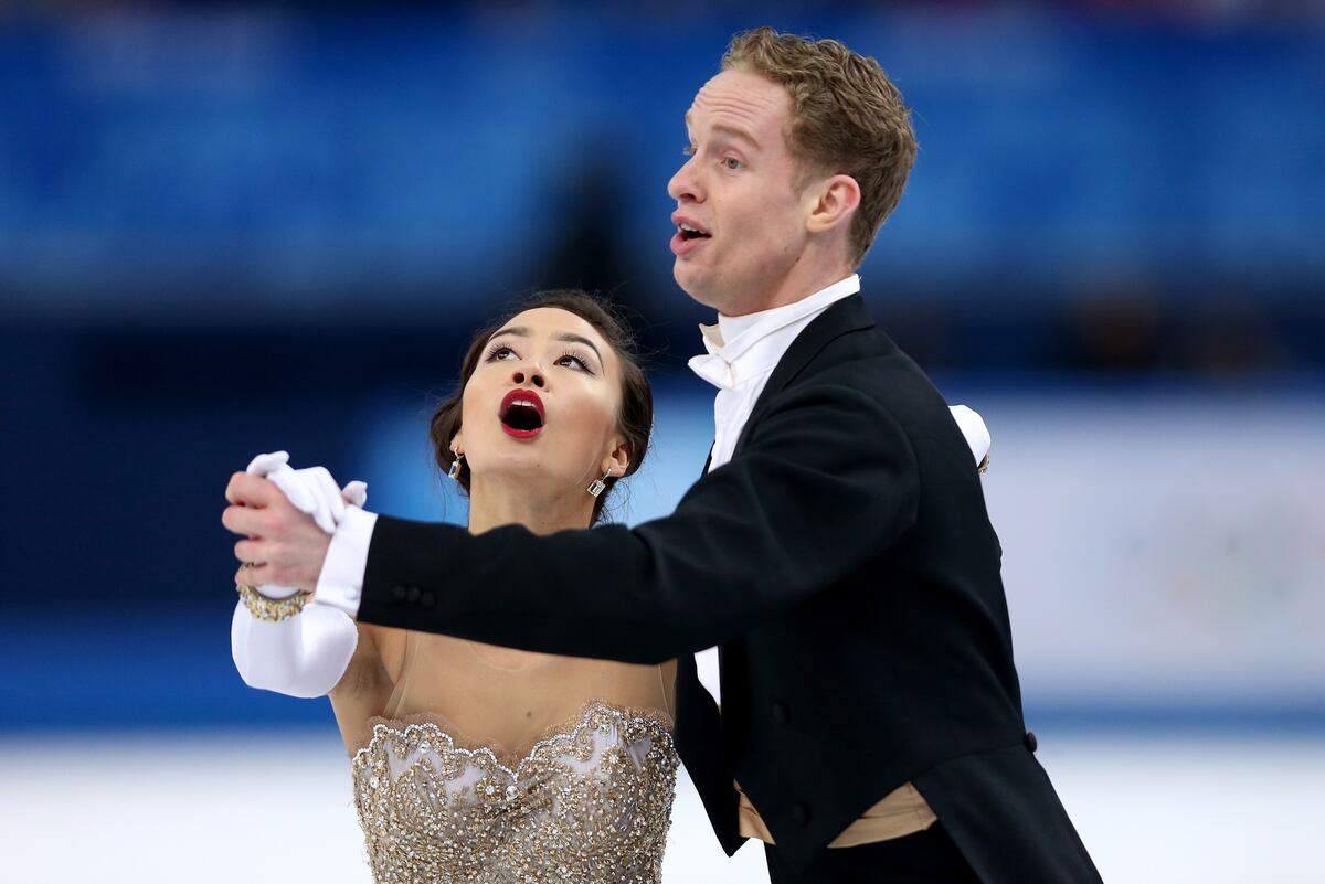 Madison Chock and Evan Bates in 8th Place After Ice Dancing Short