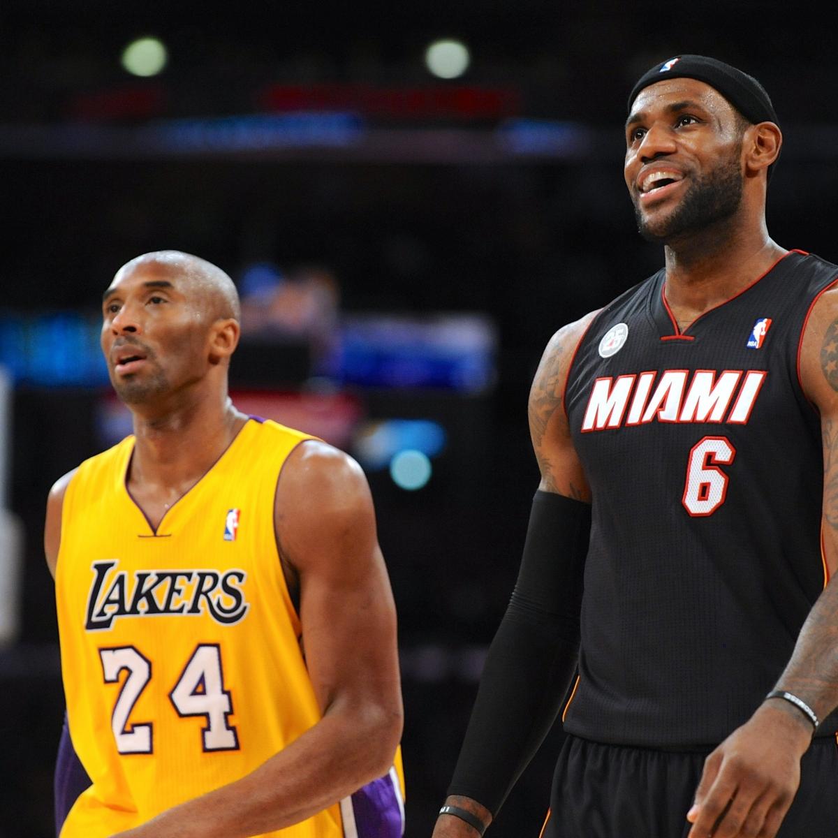 LeBron James, Kobe Bryant Top Forbes' List of 2013 NBA Endorsement Deal Earners ...1200 x 1200