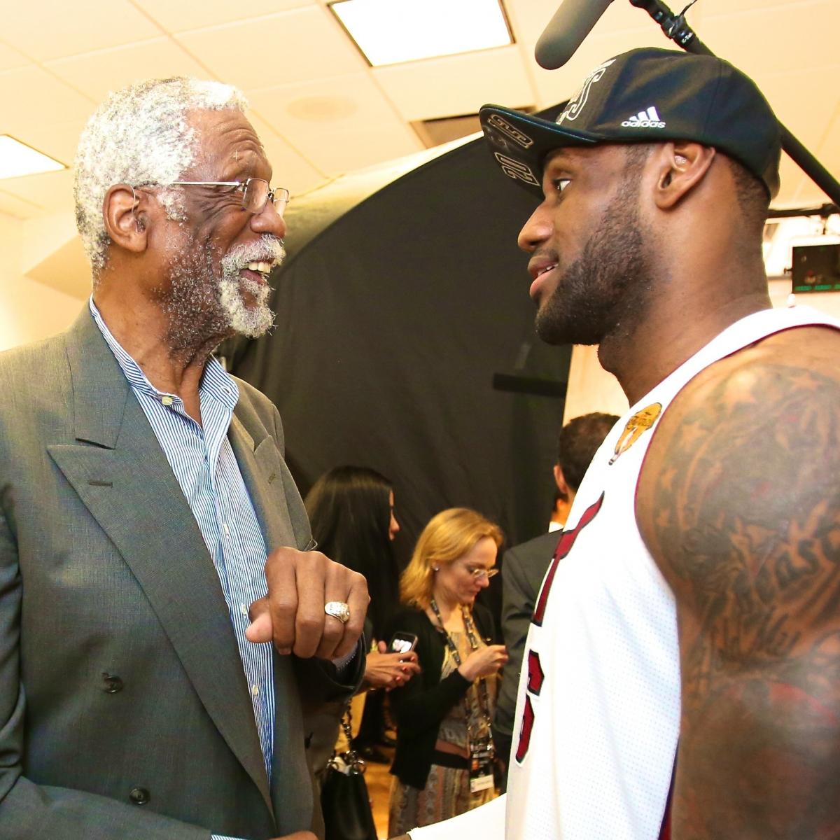 Bill Russell Has Great Response to Being Left off LeBron James' Mount Rushmore ...1200 x 1200