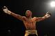 LONDON, ENGLAND - JULY 23: Ashley Theophane celebrates as he knocks out Jason Cook during the British Light welterweight Title fight at Wembley Arena on July 23, 2011 in London, England. (Photo by Christopher Lee/Getty Images)