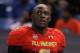 Jan 2, 2014; St. Petersburg, FL, USA; Team Highlight running back Leonard Fournette (5) at Tropicana Field. Team Highlight defeated the Team Nitro 31-21. Mandatory Credit: Kim Klement-USA TODAY Sports