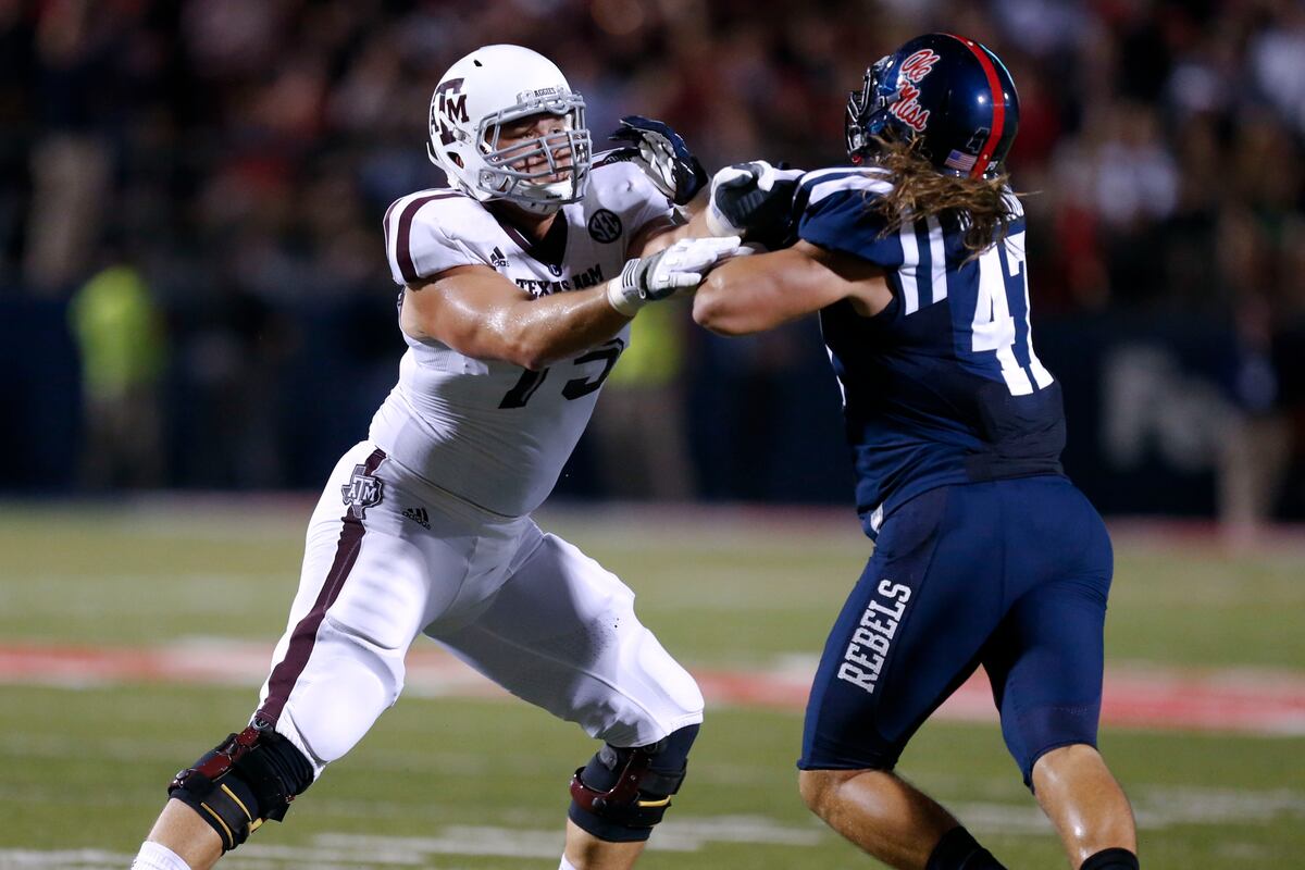 Jake Matthews NFL Draft 2014: Highlights, Scouting Report for Atlanta Falcons OT | Bleacher ...
