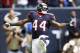 HOUSTON, TX - DECEMBER 01: Ben Tate #44 of the Houston Texans celebrates afte scoring on a 7 yard run in the first quarter against the New England Patriots at Reliant Stadium on December 1, 2013 in Houston, Texas. (Photo by Bob Levey/Getty Images)