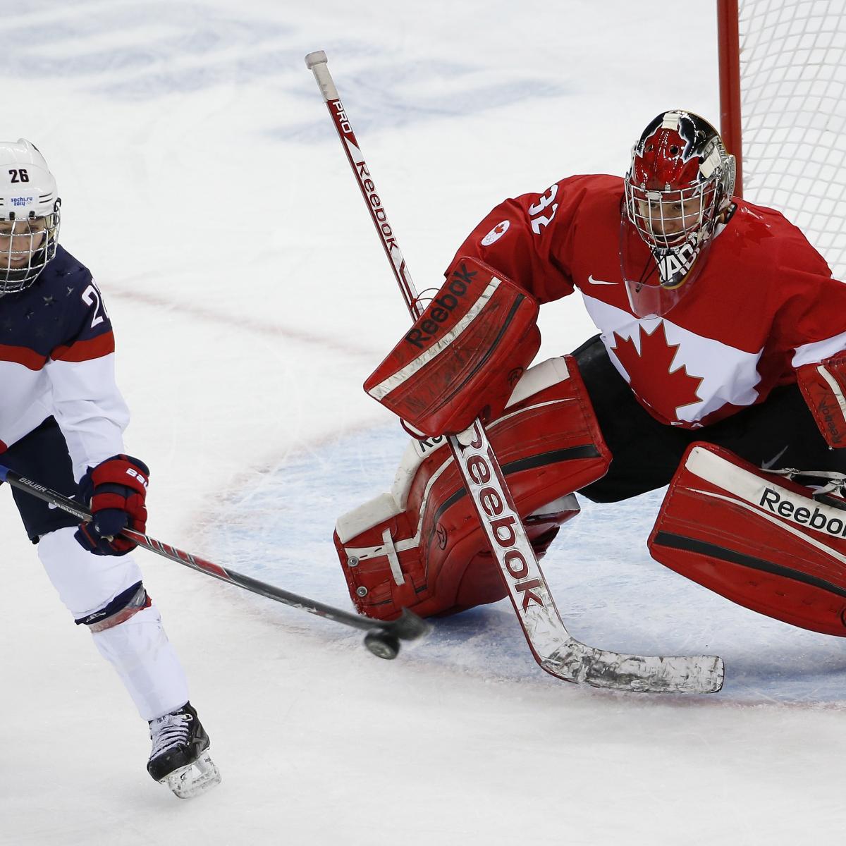 US Olympic Hockey Team 2014: Preview for Men's and Women's Matchups vs. Canada | News, Scores