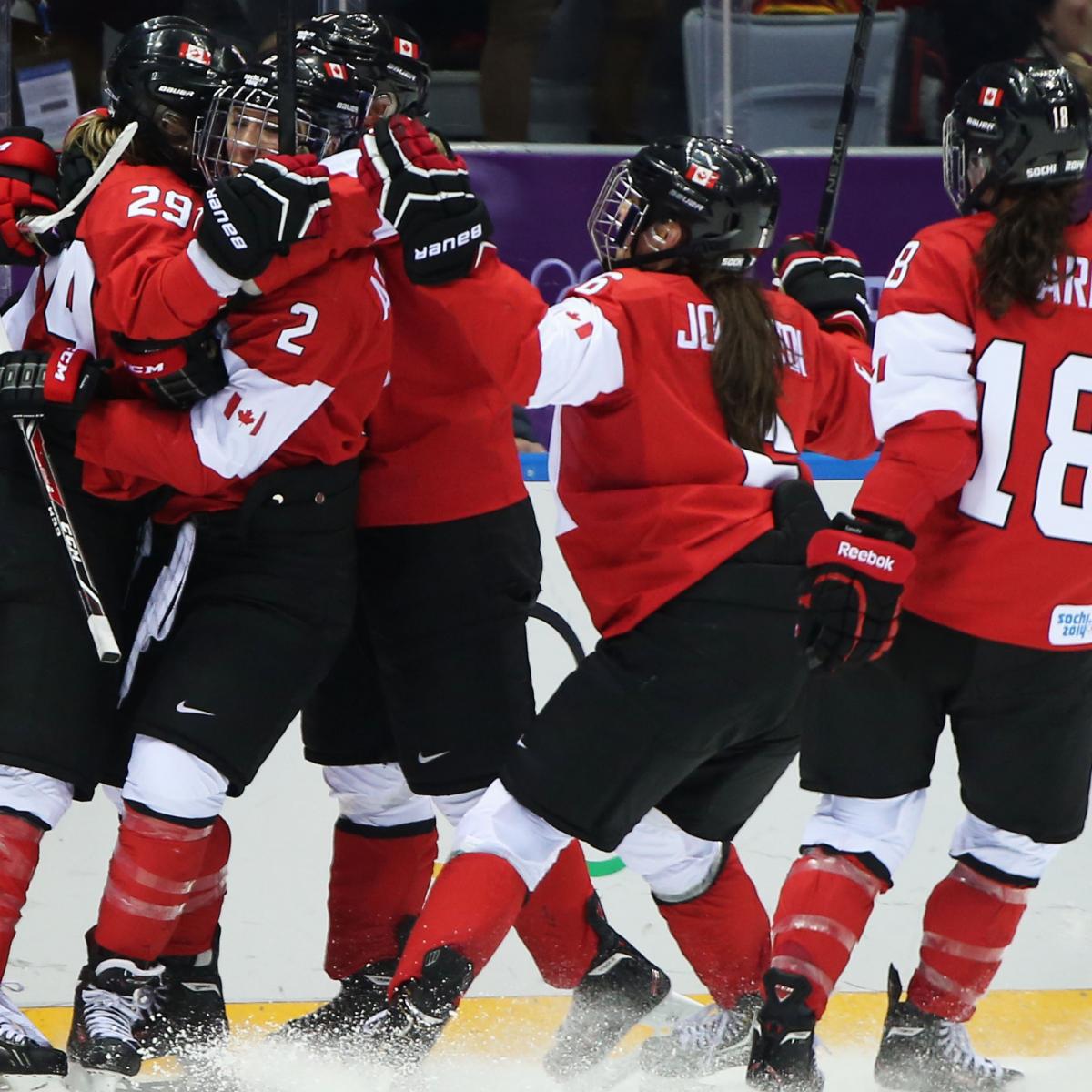 USA vs. Canada Olympic Women's Hockey 2014: Live Score ...