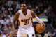 Jan 7, 2014; Miami, FL, USA; Miami Heat shooting guard Roger Mason Jr. (21) dribbles against the New Orleans Pelicans during the first half at American Airlines Arena. The Heat won 107-88. Mandatory Credit: Steve Mitchell-USA TODAY Sports