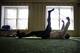 In this Feb. 14, 2014 photo, Bryant University defensive back Stefaun Whitehead stretches during a work out at TEST Sports Clubs in Martinsville, N.J. College football players from across the country come here to prepare for the NFL scouting combine in Indianapolis, the regional combines and their pro days. (AP Photo/Mel Evans)
