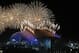 Fireworks are seen over Fisht Stadium during the opening ceremony of the 2014 Winter Olympics in Sochi, Russia, Friday, Feb. 7, 2014. (AP Photo/Julio Cortez)