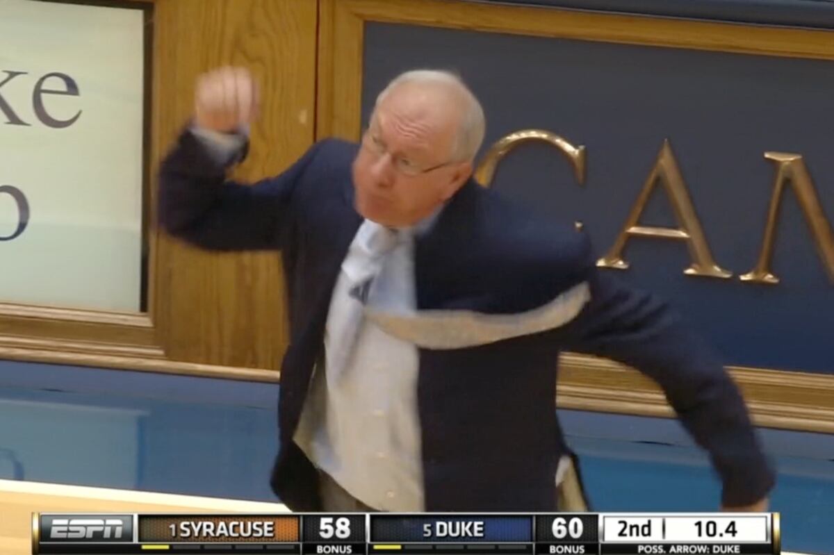 Jim Boeheim Ejected After C J Fair Offensive Foul Leads To Syracuse Loss Bleacher Report Latest News Videos And Highlights