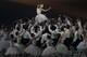 Artists perform during the closing ceremony of the 2014 Winter Olympics, Sunday, Feb. 23, 2014, in Sochi, Russia. (AP Photo/Matthias Schrader)