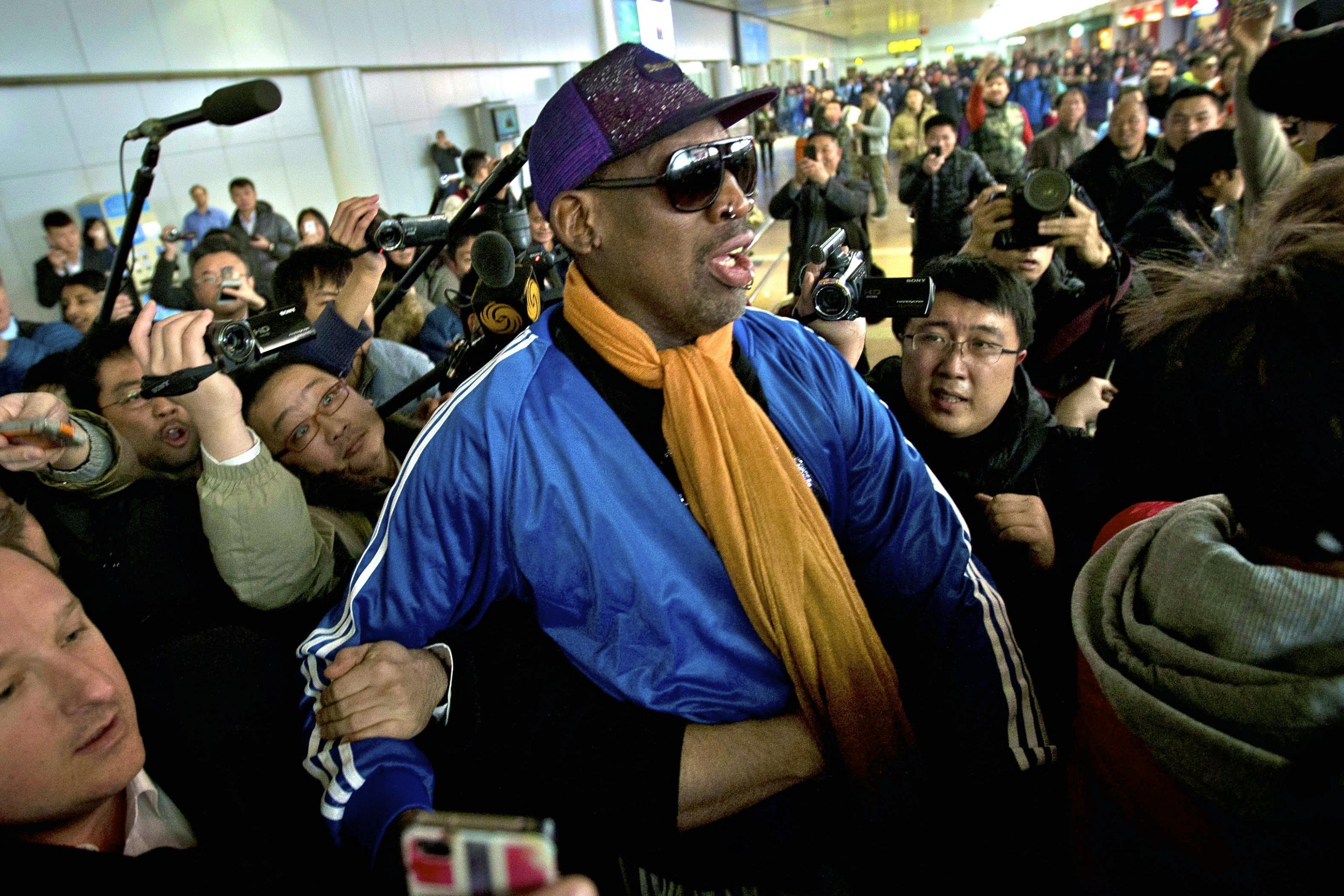 Dennis Rodman Returns to North Korea – The Hollywood Reporter