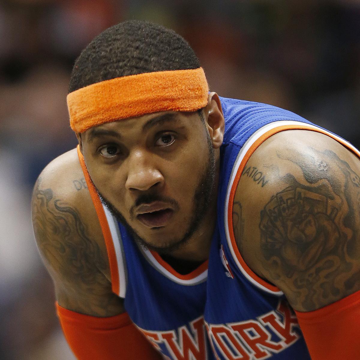 Carmelo Anthony's Agent Reportedly Met with Knicks Brass Before Loss to