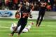 CORVALLIS, OR - OCTOBER 26: Wide receiver Brandin Cooks #7 of the Oregon State Beavers runs back a punt during the fourth quarter of the game against the Stanford Cardinal at Reser Stadium on October 26, 2013 in Corvallis, Oregon. Stanford won the game 20-12. (Photo by Steve Dykes/Getty Images)