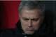 Chelsea's manager Jose Mourinho reacts during their UEFA Champions League Round of 16, First Leg match between Galatasaray and Chelsea at Turk Telekom Arena Stadium in Istanbul, Turkey, Wednesday, Feb. 26, 2014. (AP Photo)