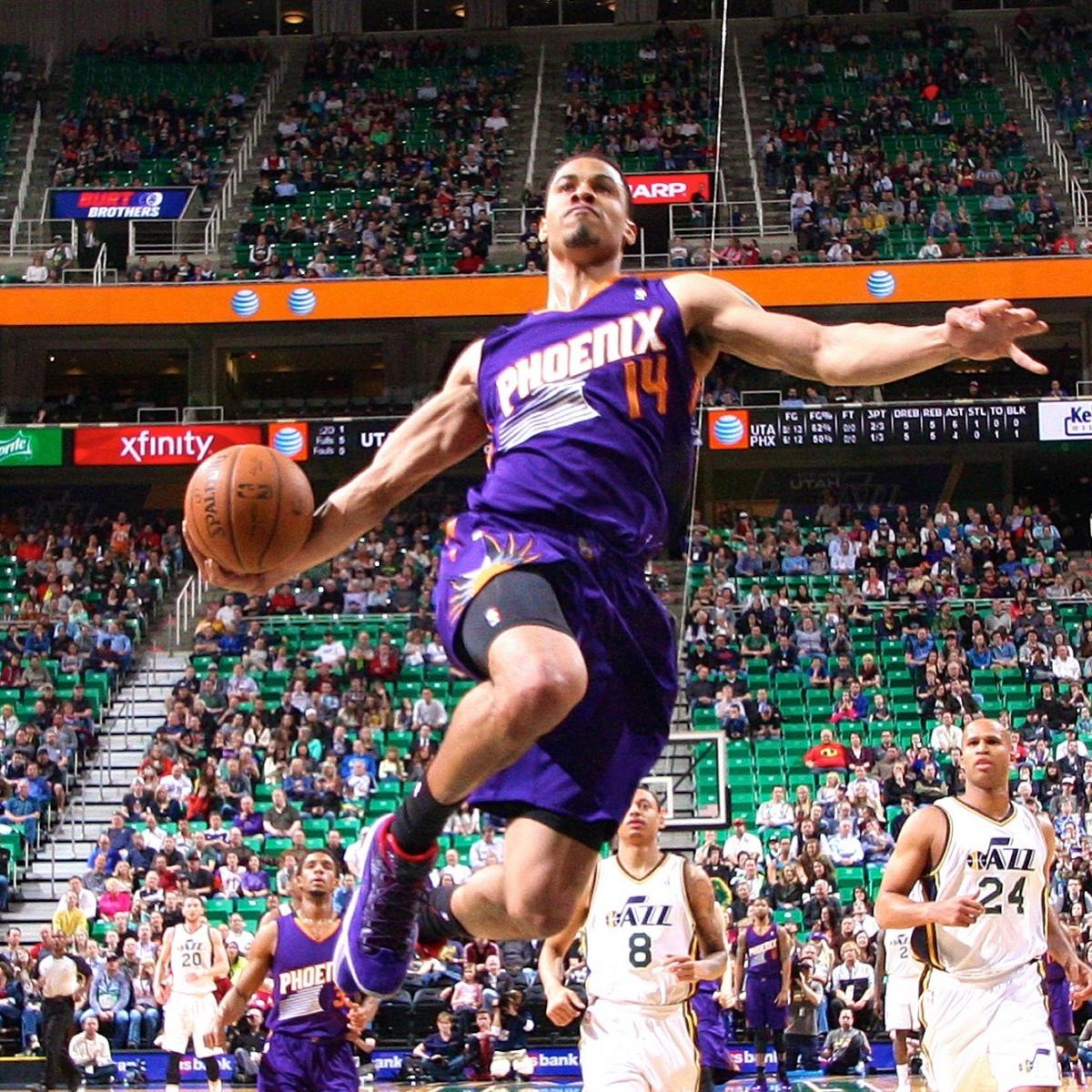 Gerald Green Puts on His Own Dunk Show Against Utah Jazz Bleacher