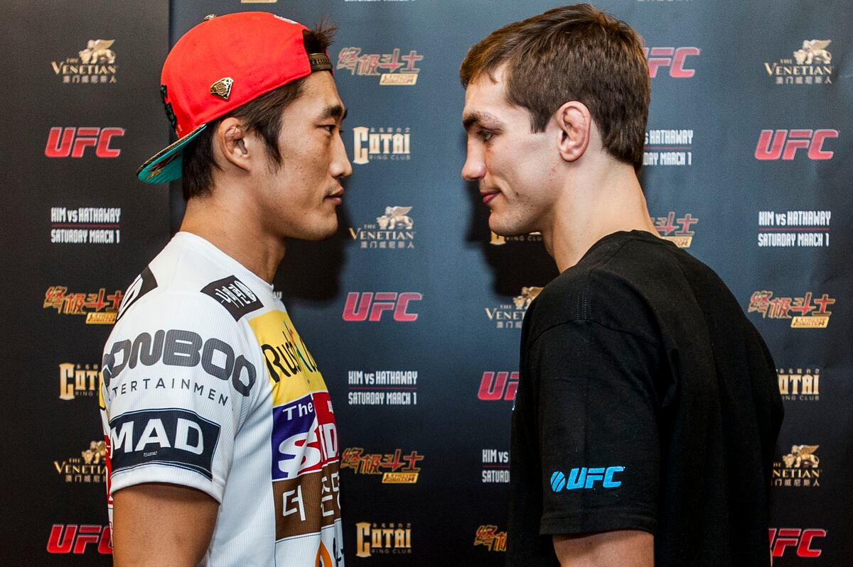 Ultimate Fighter China Finale Kim vs. Hathaway Fight Card, Live Stream