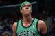 LOS ANGELES, CA - FEBRUARY 21: Rajon Rondo #9 of the Boston Celtics stands on the court against the Los Angeles Lakers at STAPLES Center on February 21, 2014 in Los Angeles, California. NOTE TO USER: User expressly acknowledges and agrees that, by downloading and/or using this Photograph, user is consenting to the terms and conditions of the Getty Images License Agreement. Mandatory Copyright Notice: Copyright 2014 NBAE (Photo by Andrew D. Bernstein/NBAE via Getty Images)