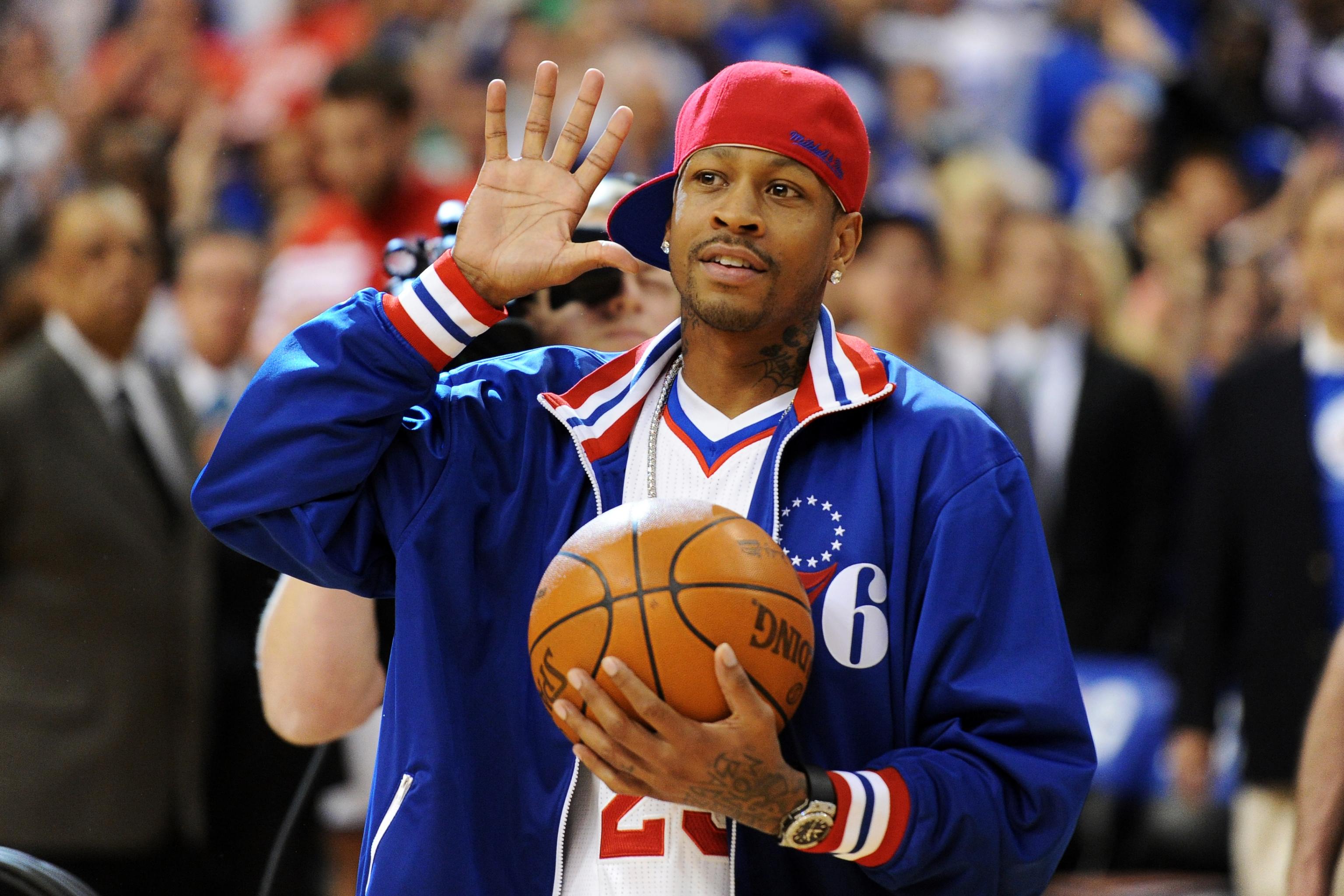 Julius Erving and Allen Iverson Help Launch the Sixers Youth