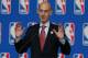 NBA Commissioner Adam Silver speaks at a news conference before the skills competition at the NBA All Star basketball weekend, Saturday, Feb. 15, 2014, in New Orleans. (AP Photo/Bill Haber)
