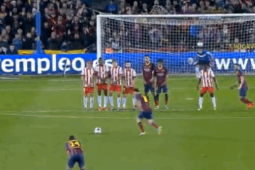 Gif Lionel Messi Scores Brilliant Curling Free Kick For Barcelona Vs Almeria Bleacher Report Latest News Videos And Highlights