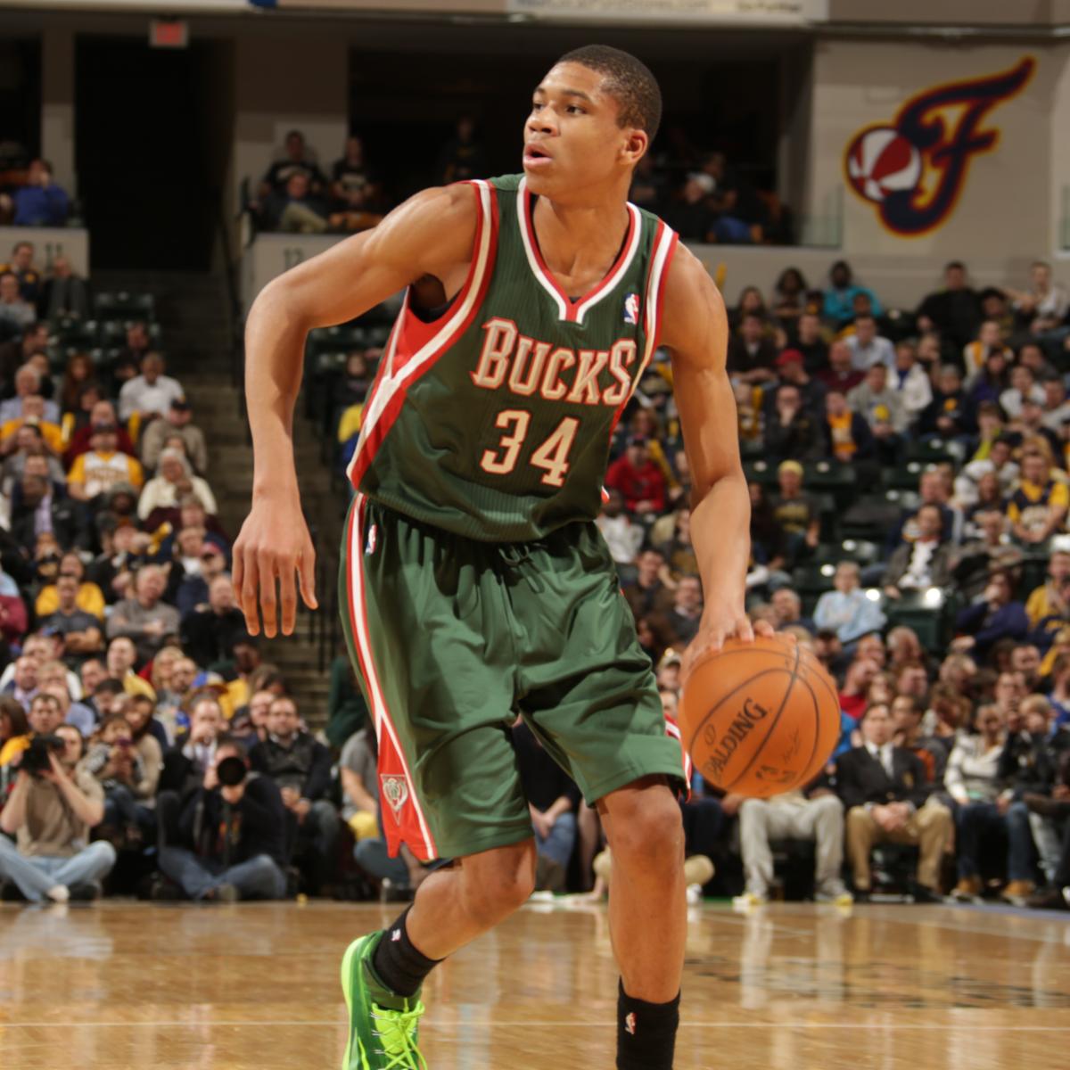 Giannis Antetokounmpo Follows Huge Swat with Sick Behind-the-Back Pass | Bleacher ...