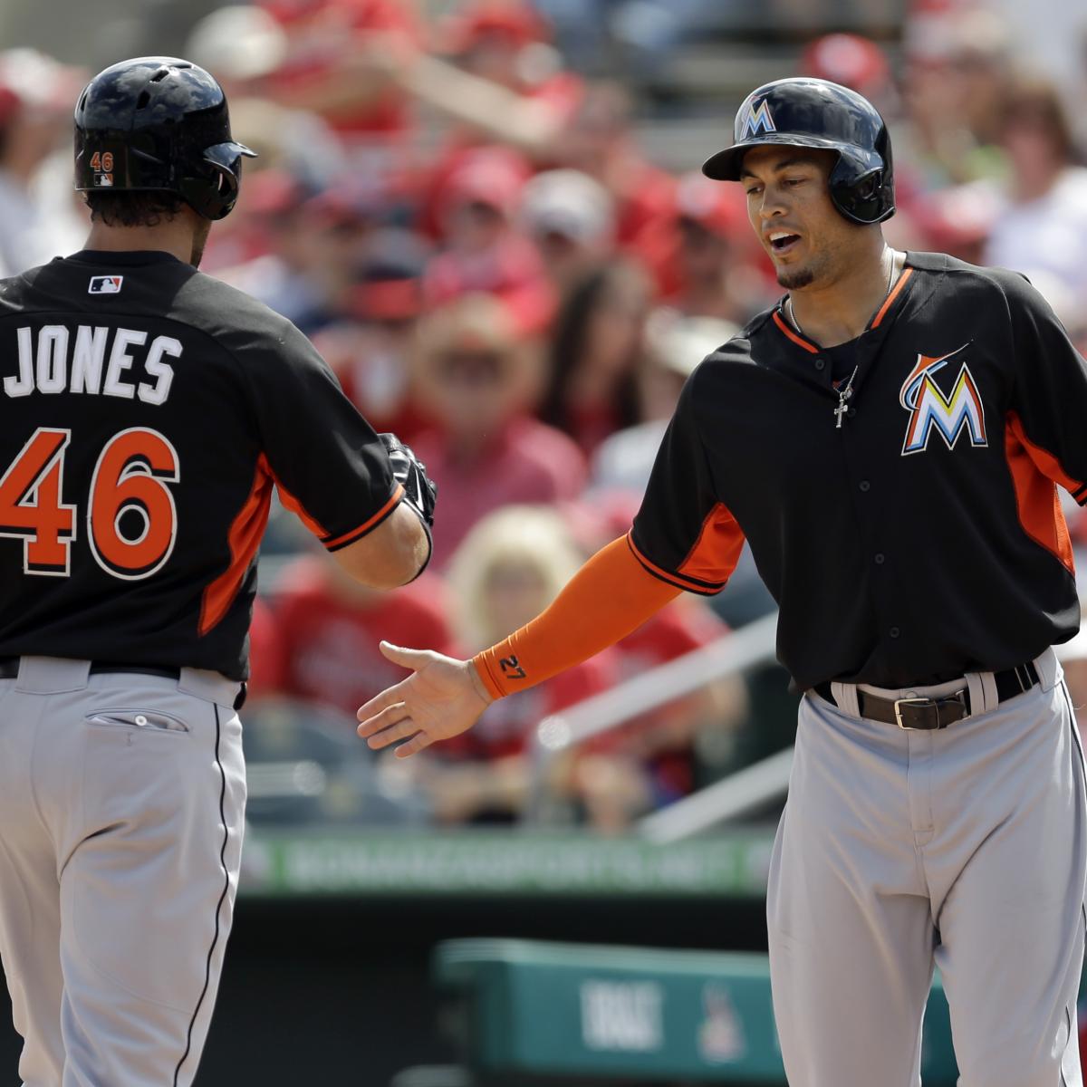 Projecting Miami Marlins Final 25Man Roster at the Start of Spring