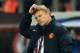 PIRAEUS, GREECE - FEBRUARY 25: Manchester United manager David Moyes reacts on the touchline during the UEFA Champions League Round of 16 first leg match between Olympiacos FC and Manchester United at Karaiskakis Stadium on February 25, 2014 in Piraeus, Greece. (Photo by Michael Regan/Getty Images)